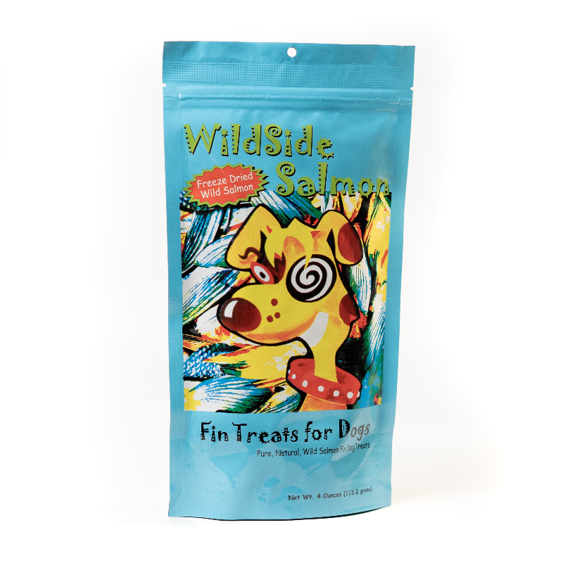 WildSideSalmon Freeze Dried Salmon Fins Large (Dog) Treats 4oz (16units) Main Image